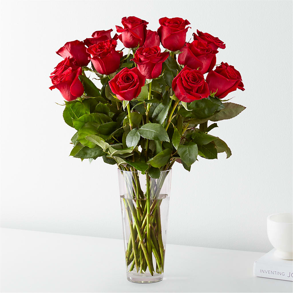 Long Stem Red Rose Bouquet – Burns Florist, Hanceville AL