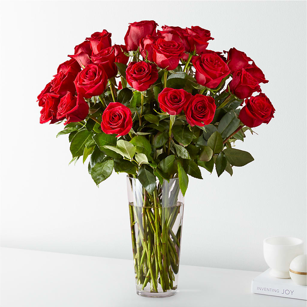 Long Stem Red Rose Bouquet – Burns Florist, Hanceville AL