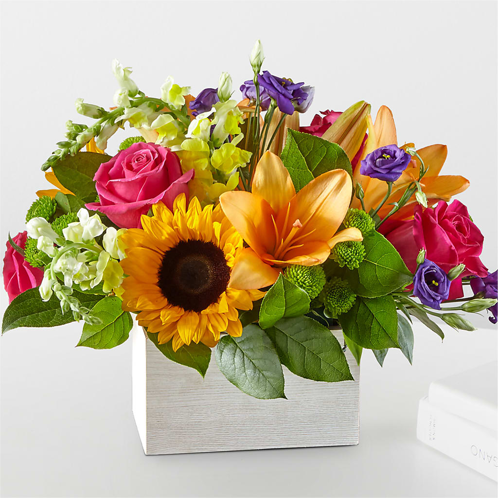 Best Day Box Bouquet – Burns Florist, Hanceville AL
