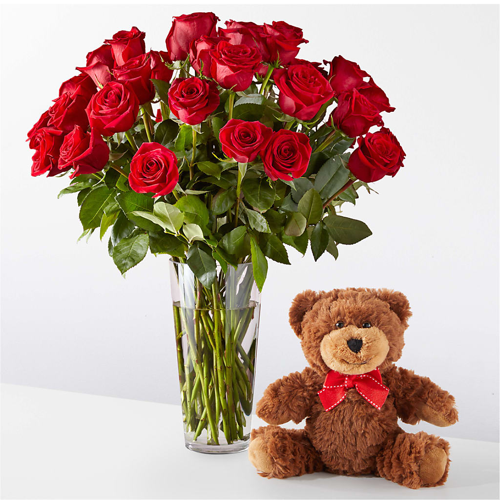 Romantic Long Stem Red Rose Bouquet Bundles – Burns Florist, Hanceville AL