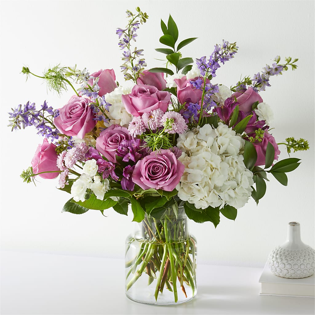 Violet Caress Bouquet – Burns Florist, Hanceville AL