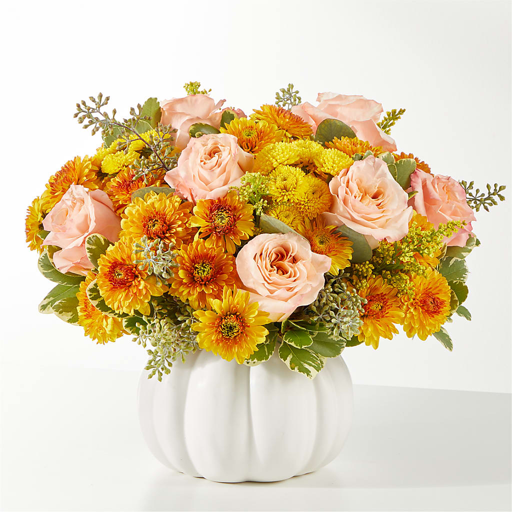 Peachy Pumpkin – Burns Florist, Hanceville AL