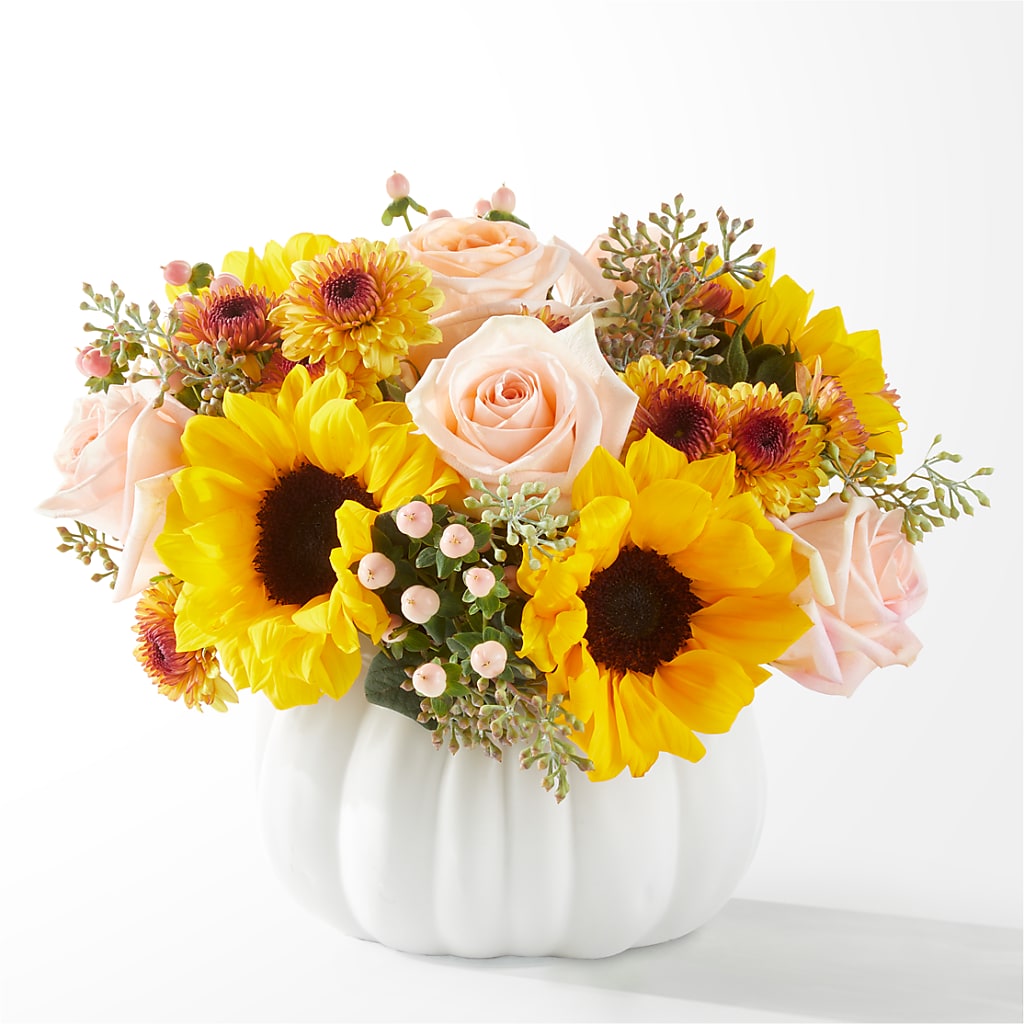 Pumpkin to Talk About Bouquet – Burns Florist, Hanceville AL