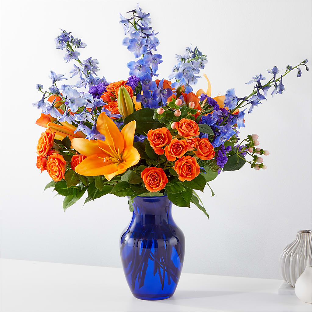 Radiant Citrus Bouquet – Burns Florist, Hanceville AL