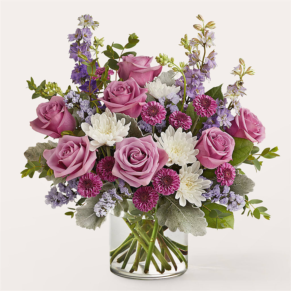 Violet Frost Bouquet – Burns Florist, Hanceville AL