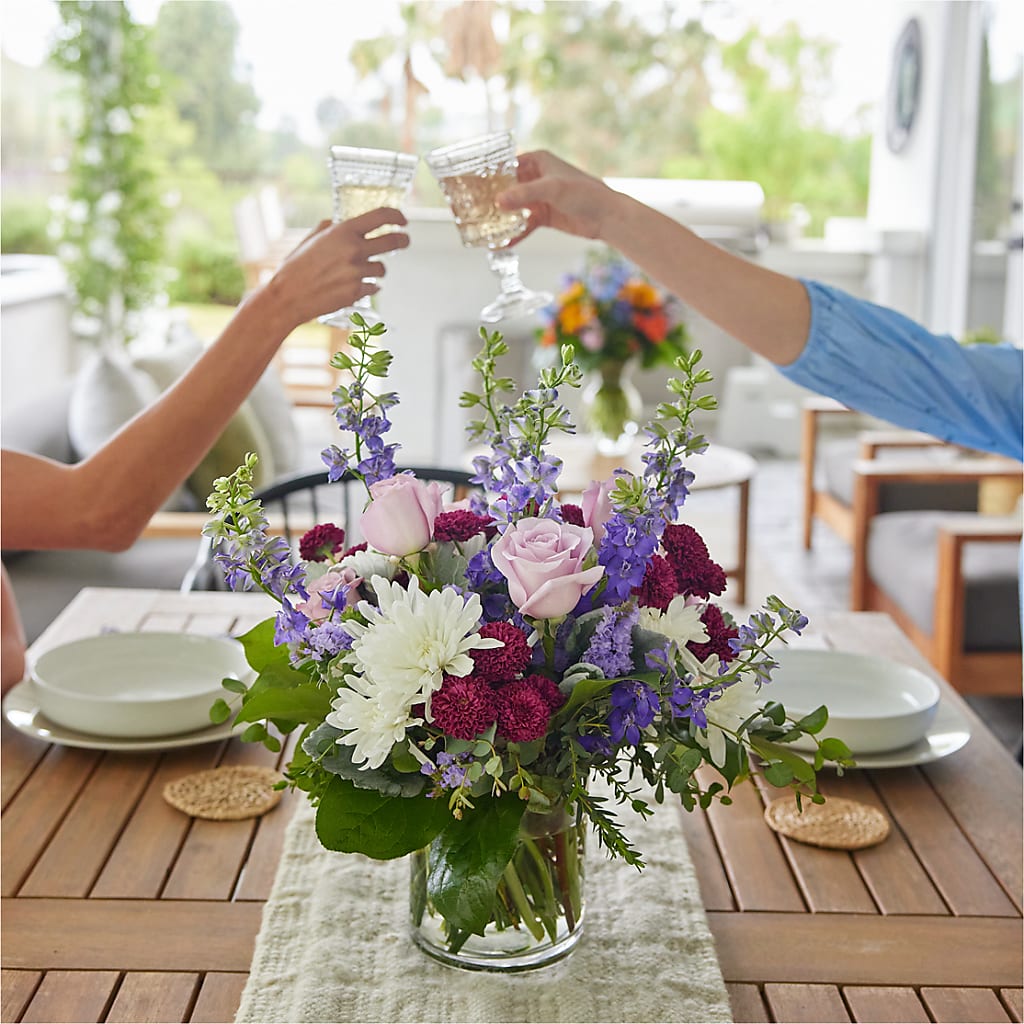 Violet Frost Bouquet – Burns Florist, Hanceville AL