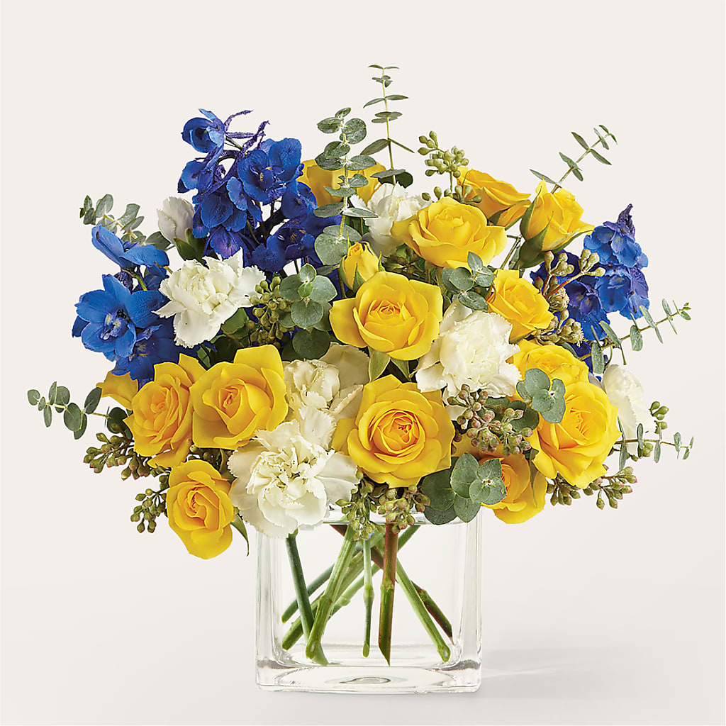 Sparkling Citrine Bouquet – Burns Florist, Hanceville AL