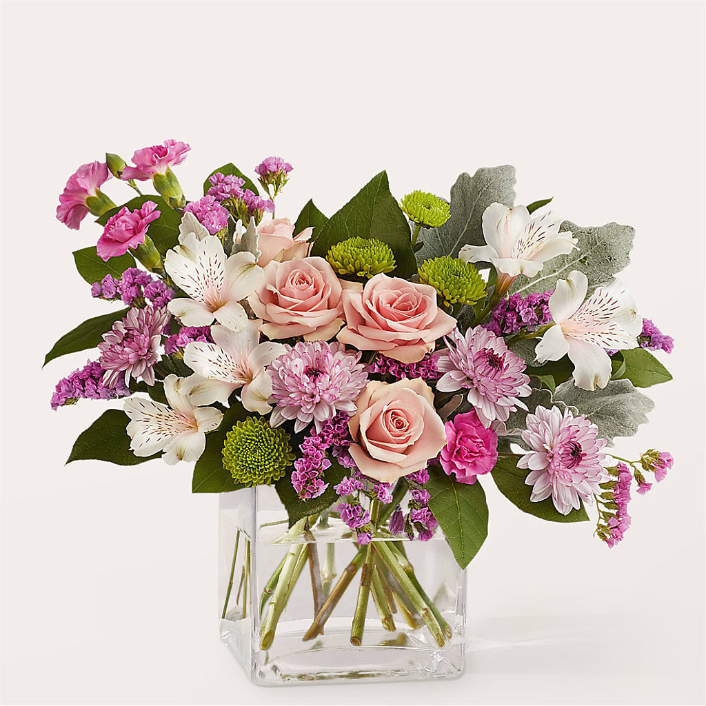 Pink Suede Bouquet – Burns Florist, Hanceville AL