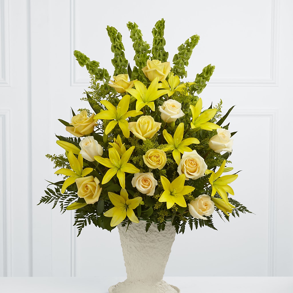 Golden Memories Arrangement – Burns Florist, Hanceville AL