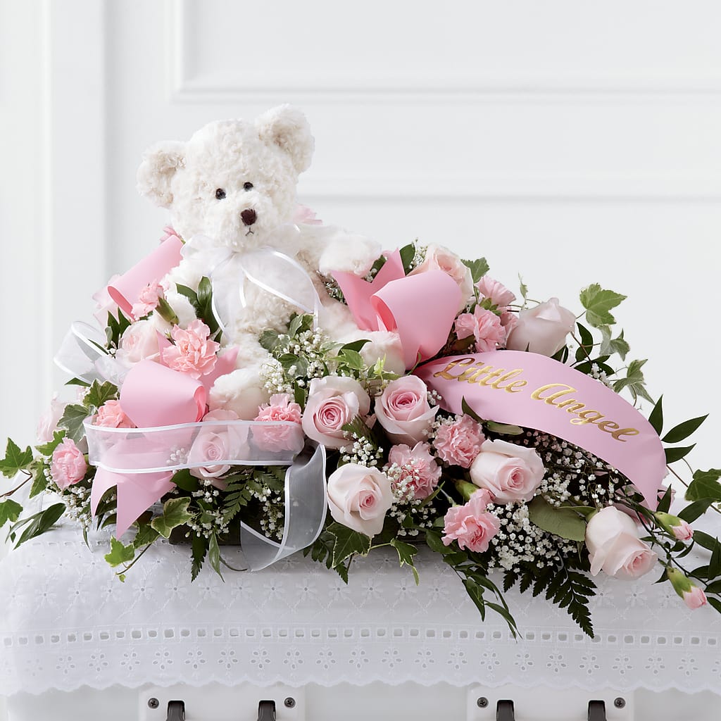 Touch of Sympathy Casket Spray – Burns Florist, Hanceville AL