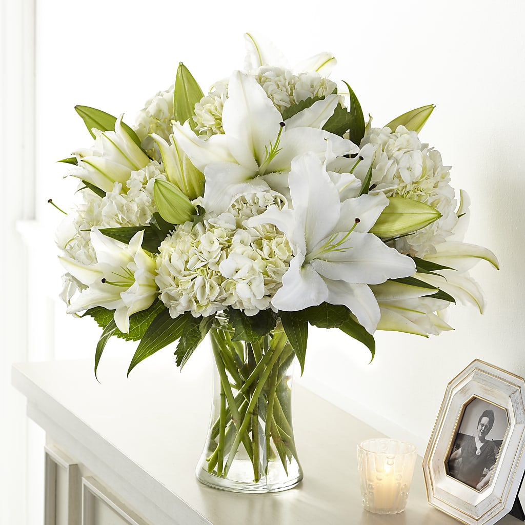 Compassionate Lily Bouquet – Burns Florist, Hanceville AL