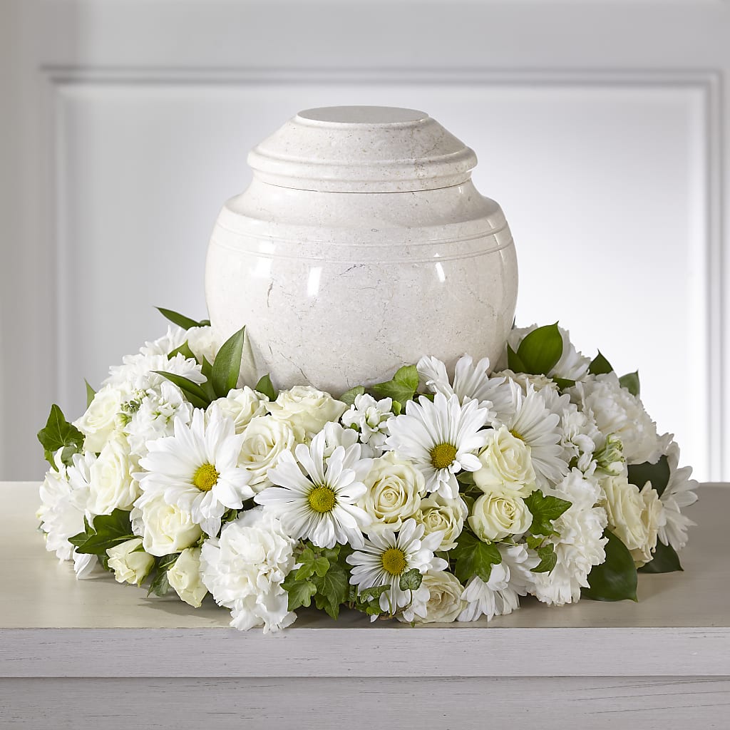 Ivory Gardens Cremation Adornment – Burns Florist, Hanceville AL