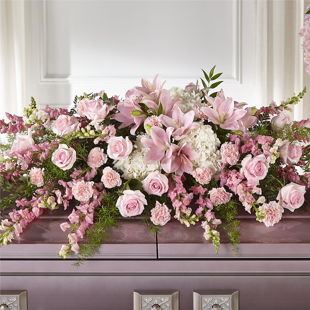 Life & Remembrance Casket Spray – Burns Florist, Hanceville AL