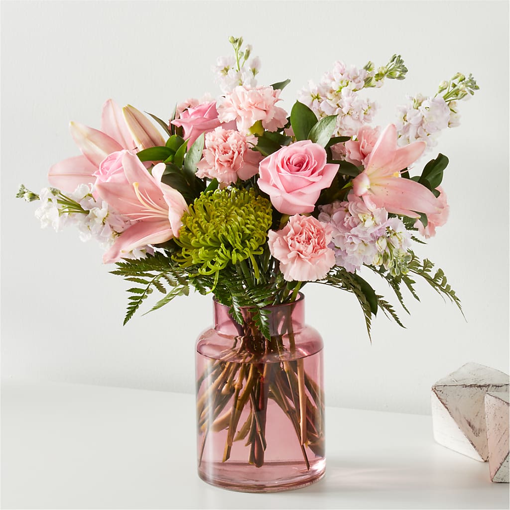 Pretty in Pink Bouquet – Burns Florist, Hanceville AL