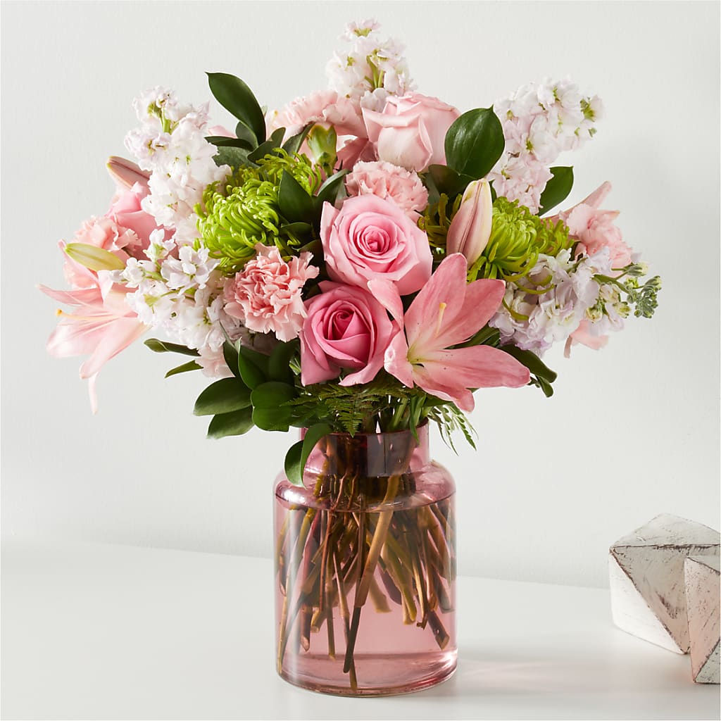 Pretty in Pink Bouquet – Burns Florist, Hanceville AL