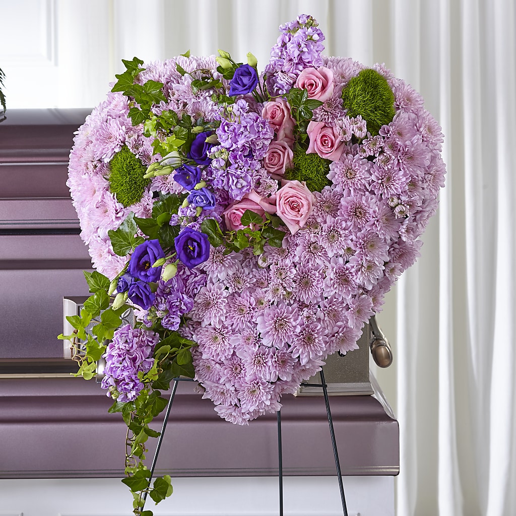 Treasured Love Standing Heart – Burns Florist, Hanceville AL