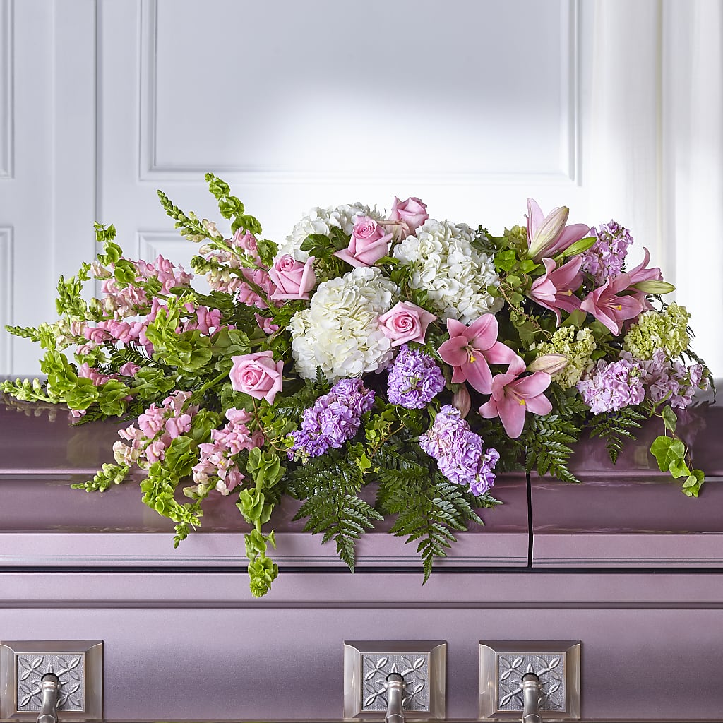 Life's Gratitude Casket Spray – Burns Florist, Hanceville AL