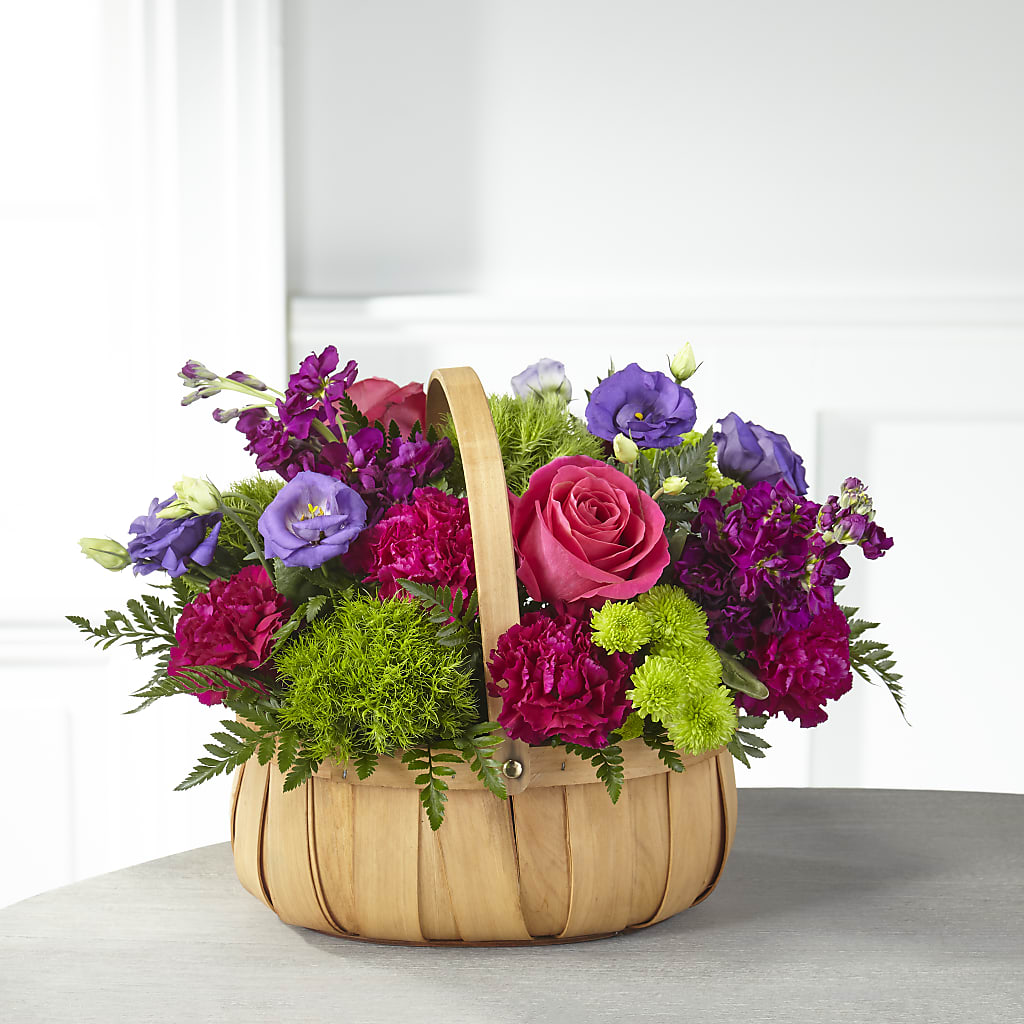 Serene Sanctuary Basket – Burns Florist, Hanceville AL