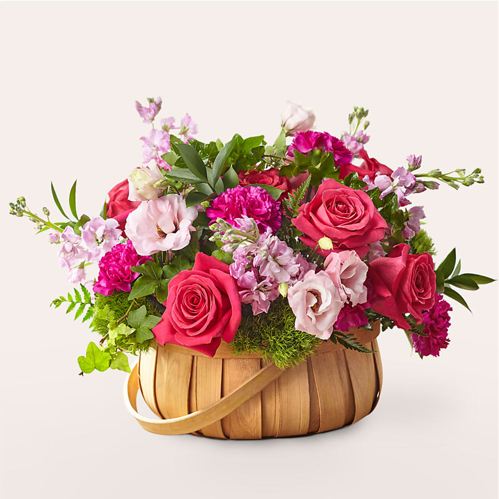 Radiance in Bloom Basket – Burns Florist, Hanceville AL