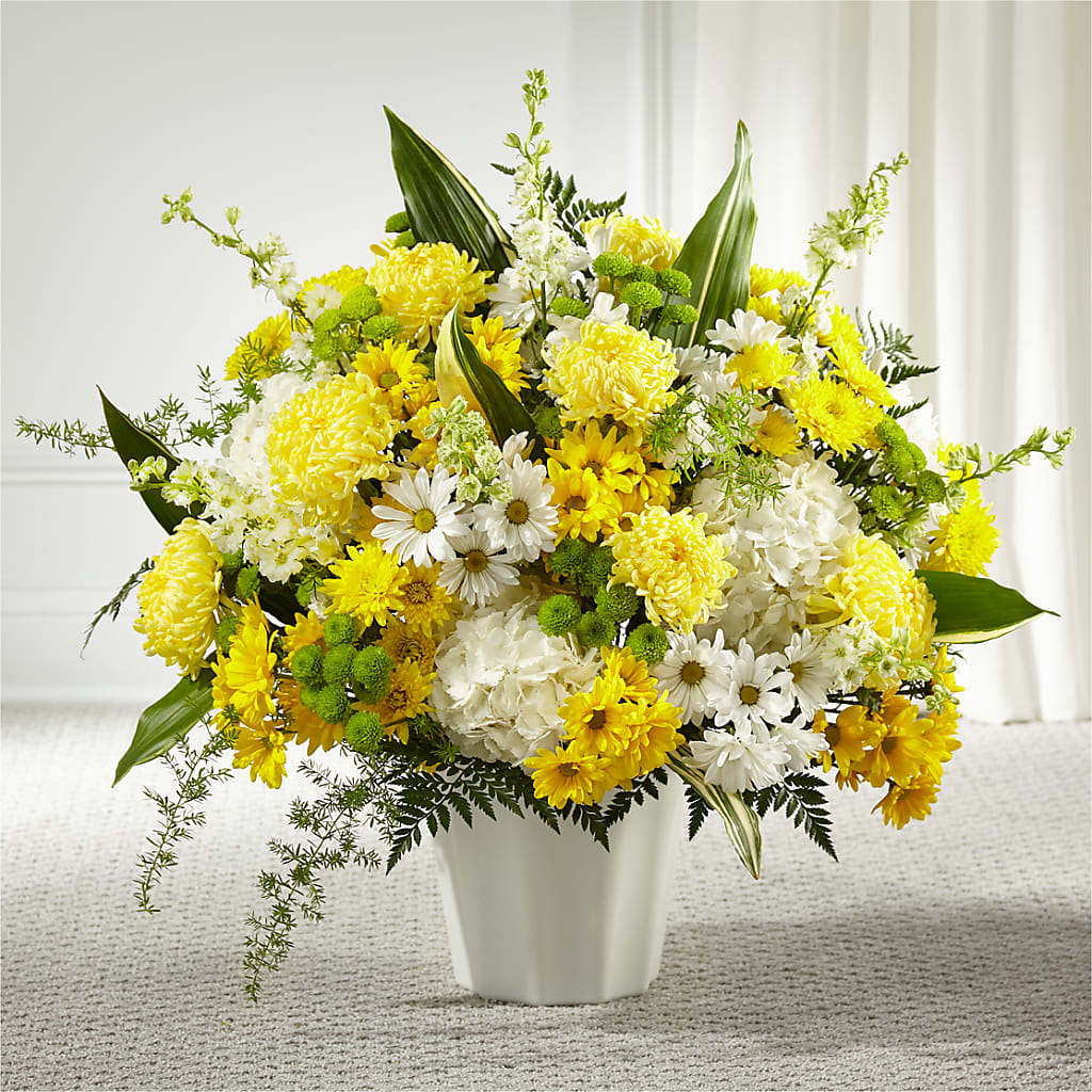 Unity & Grace Floor Basket – Burns Florist, Hanceville AL