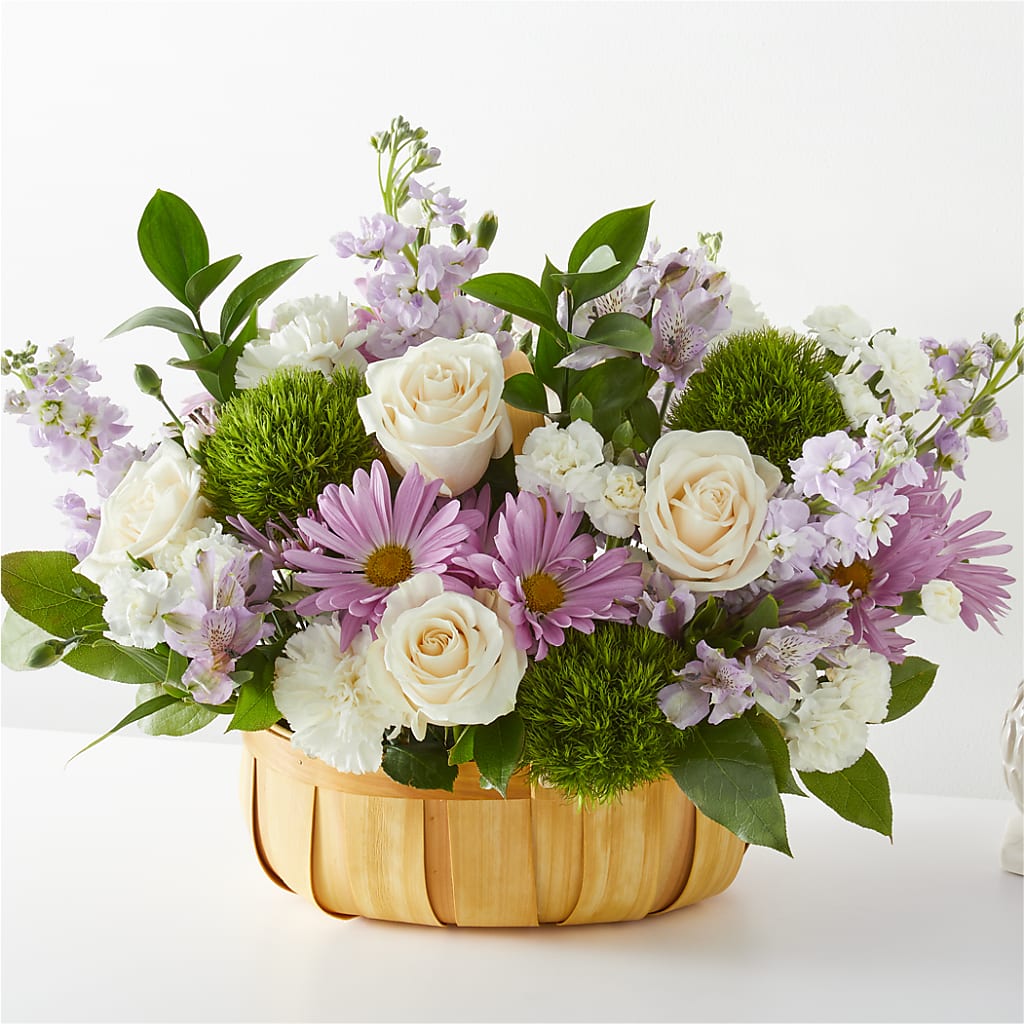 Peace & Love Basket – Burns Florist, Hanceville AL