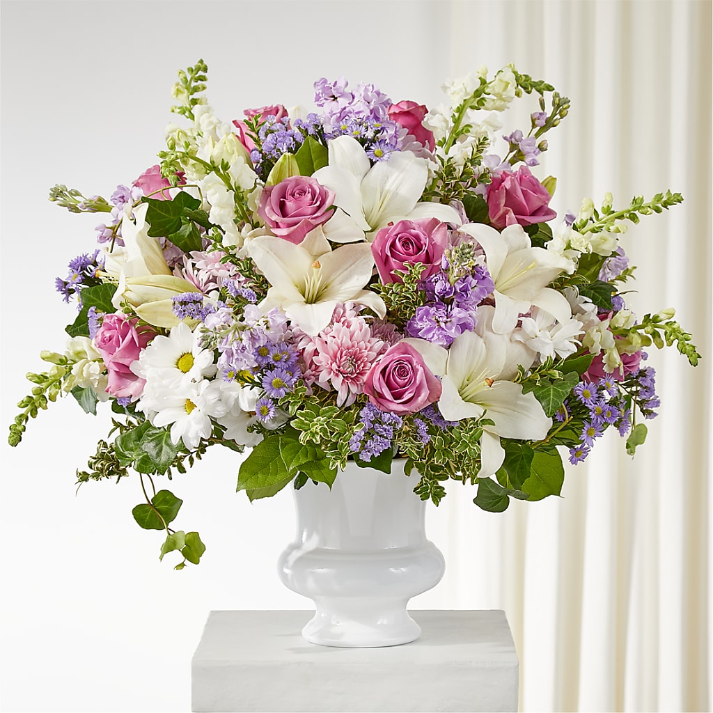 Remarkable Life Urn Arrangement – Burns Florist, Hanceville AL