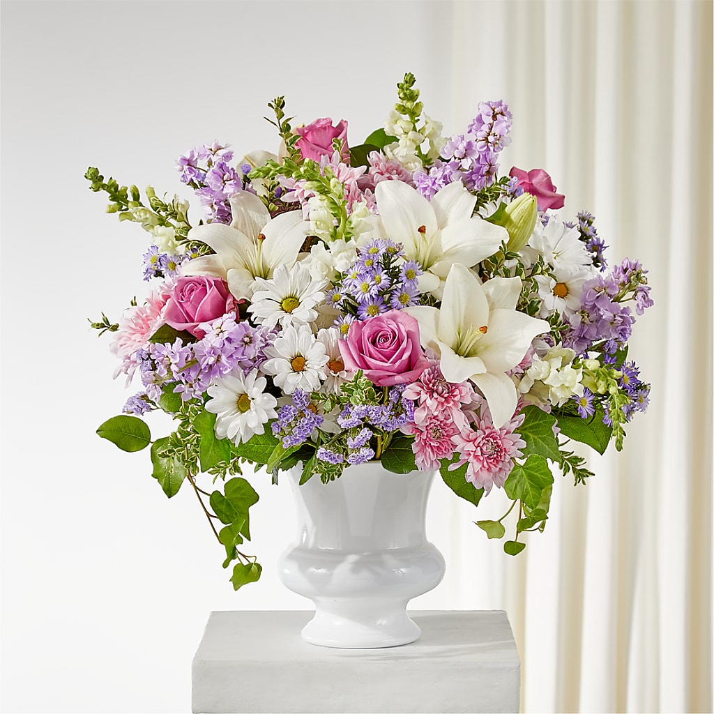 Remarkable Life Urn Arrangement – Burns Florist, Hanceville AL