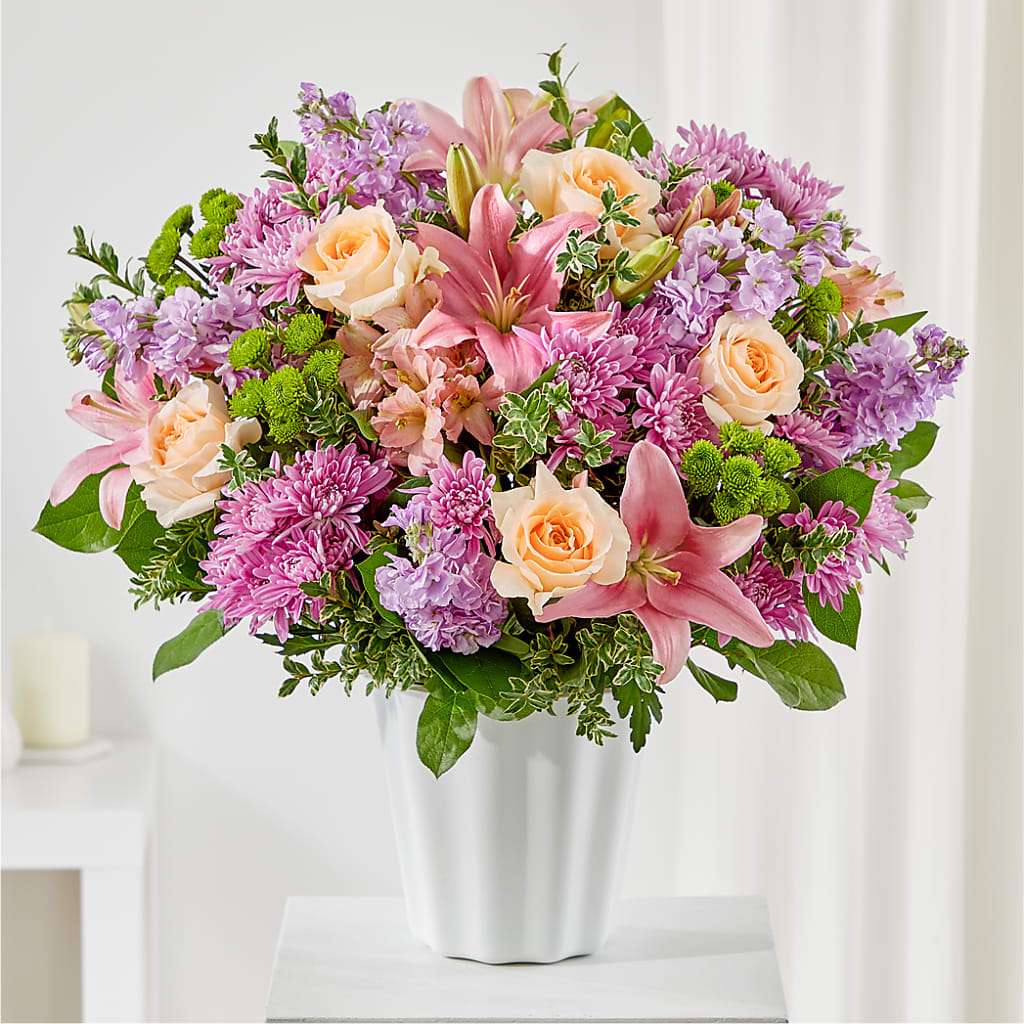 Supportive Embrace Tabletop Basket – Burns Florist, Hanceville AL
