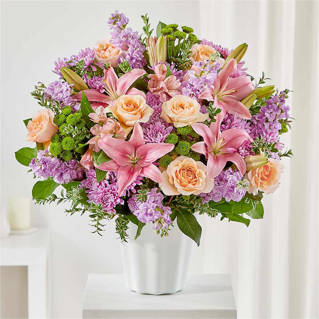Supportive Embrace Tabletop Basket – Burns Florist, Hanceville AL