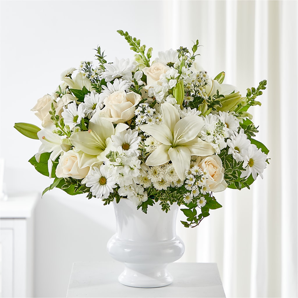 Uplifting Urn Arrangement – Burns Florist, Hanceville AL