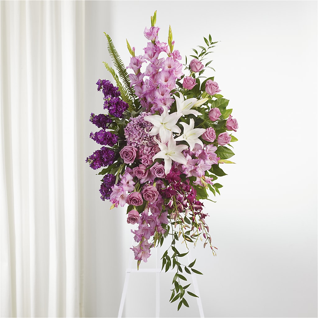 Never Alone Standing Spray – Burns Florist, Hanceville AL