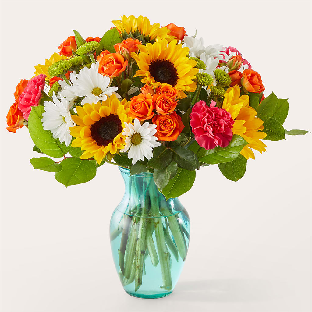 Sun-drenched Blooms Bouquet – Burns Florist, Hanceville AL