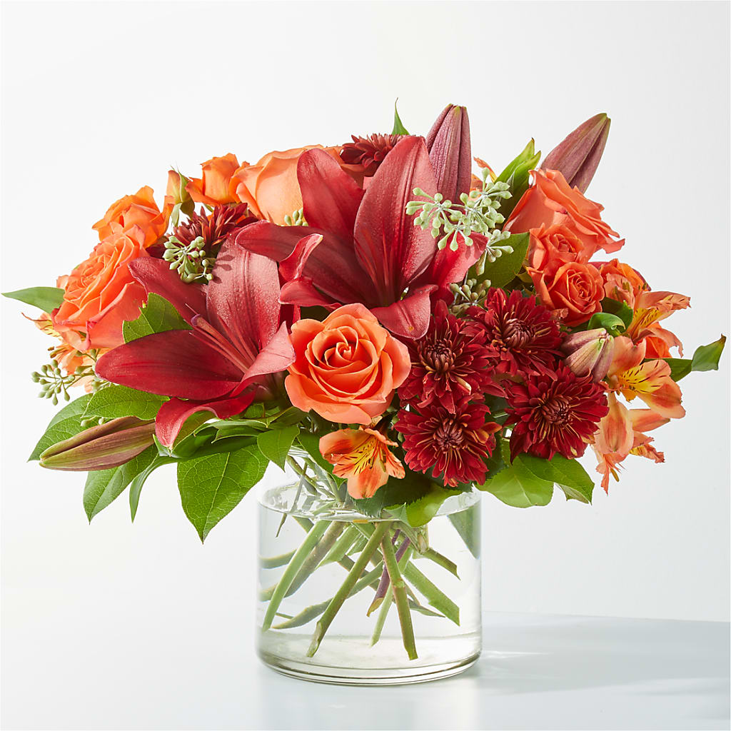 Crimson Leaves Bouquet – Burns Florist, Hanceville AL