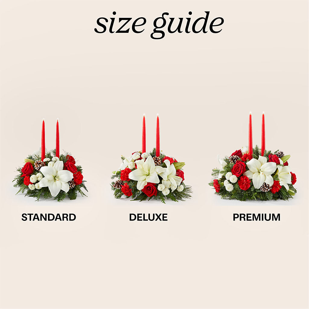 Seasonal Festivities Centerpiece – Burns Florist, Hanceville AL