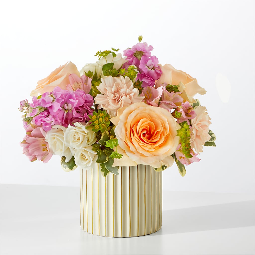 Paradise Bouquet with Ivory Vase – Burns Florist, Hanceville AL