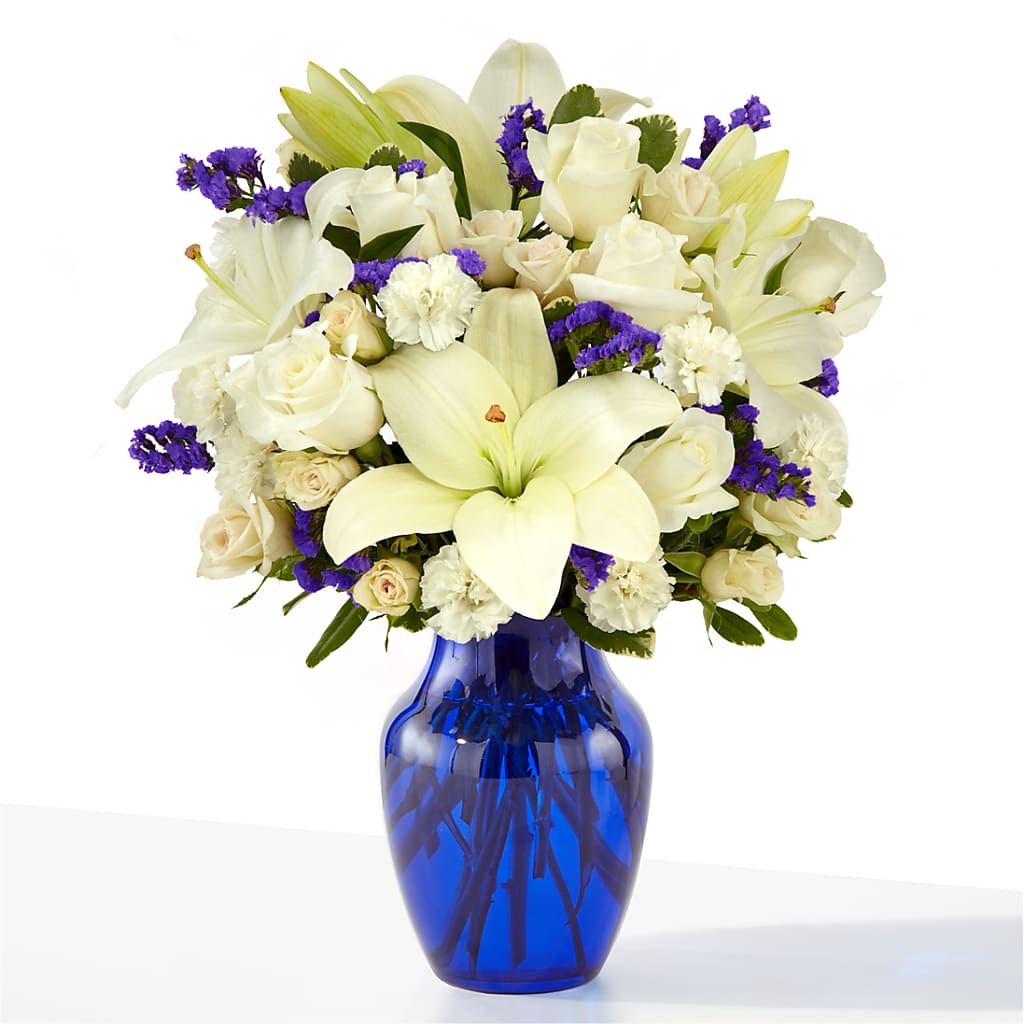 Sapphire Rush Bouquet – Burns Florist, Hanceville AL