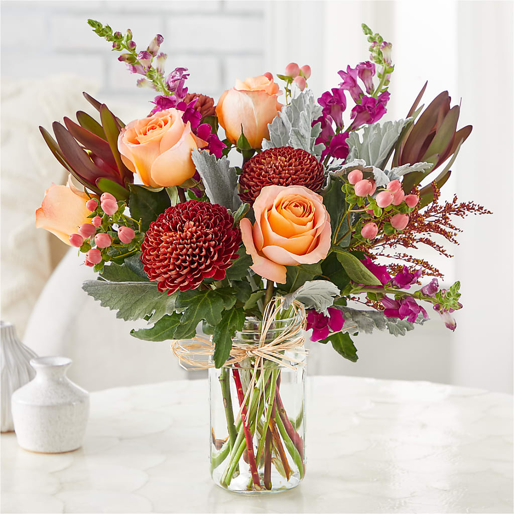 Moody Hues Bouquet – Burns Florist, Hanceville AL