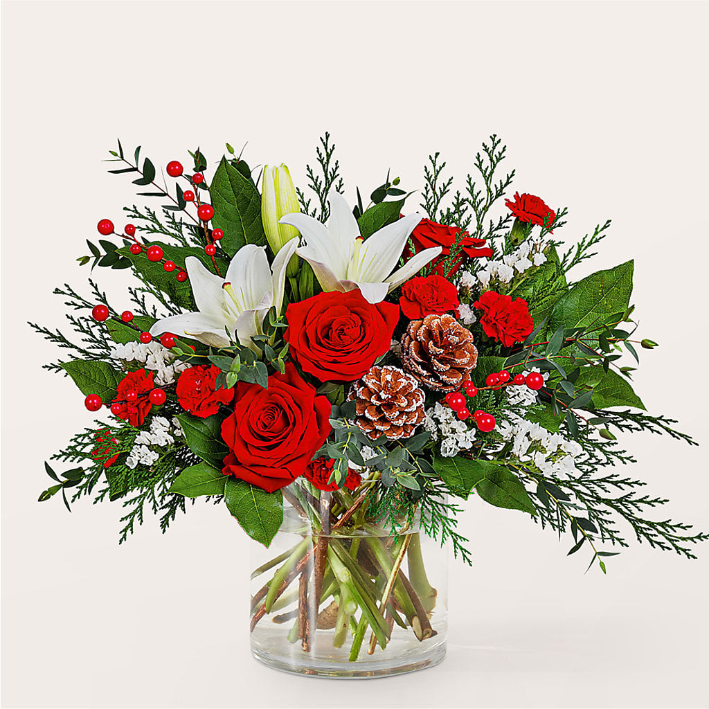 Best in Snow Bouquet – Burns Florist, Hanceville AL