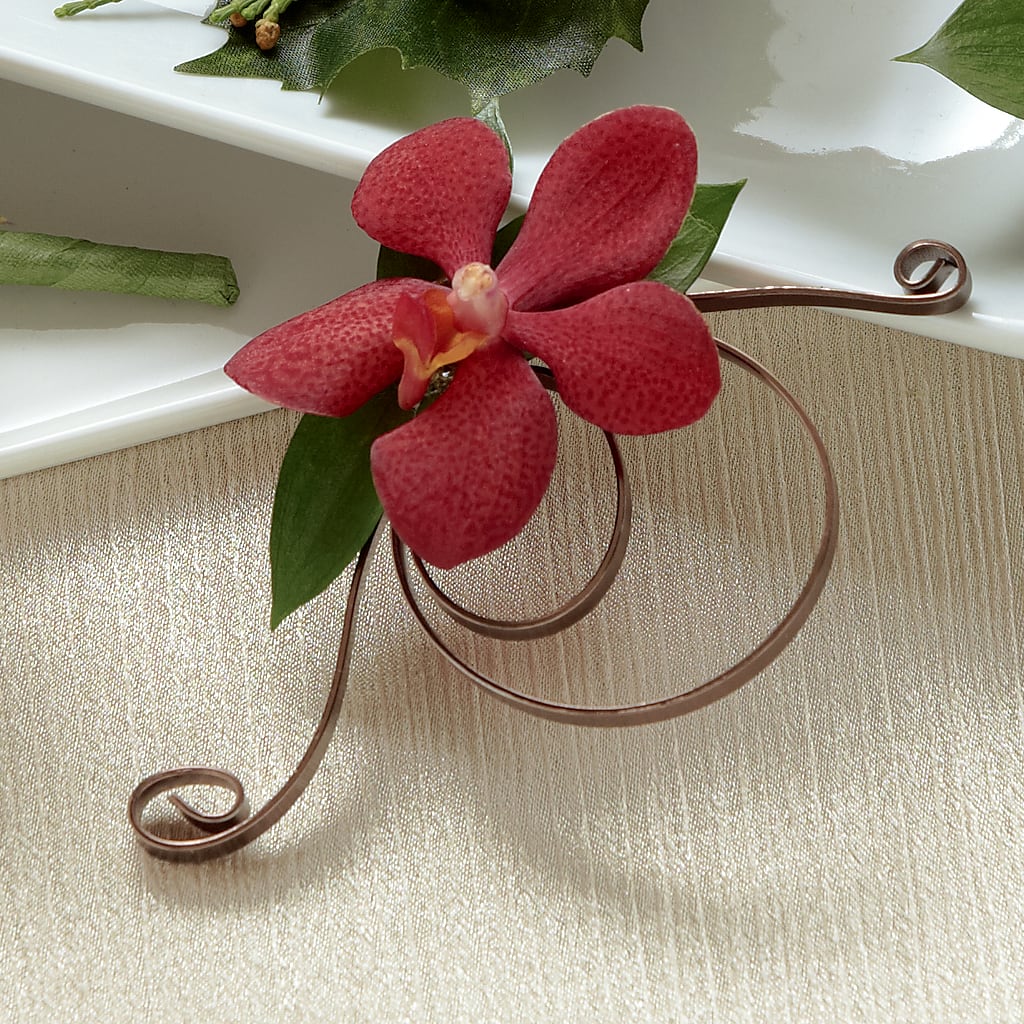 Red Mokara Boutonniere – Burns Florist, Hanceville AL