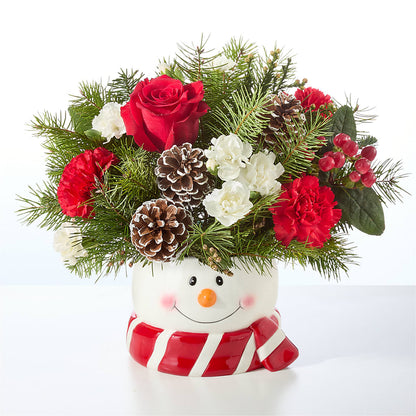 Jolly Snowman Bouquet –  Burns Florist, Hanceville AL