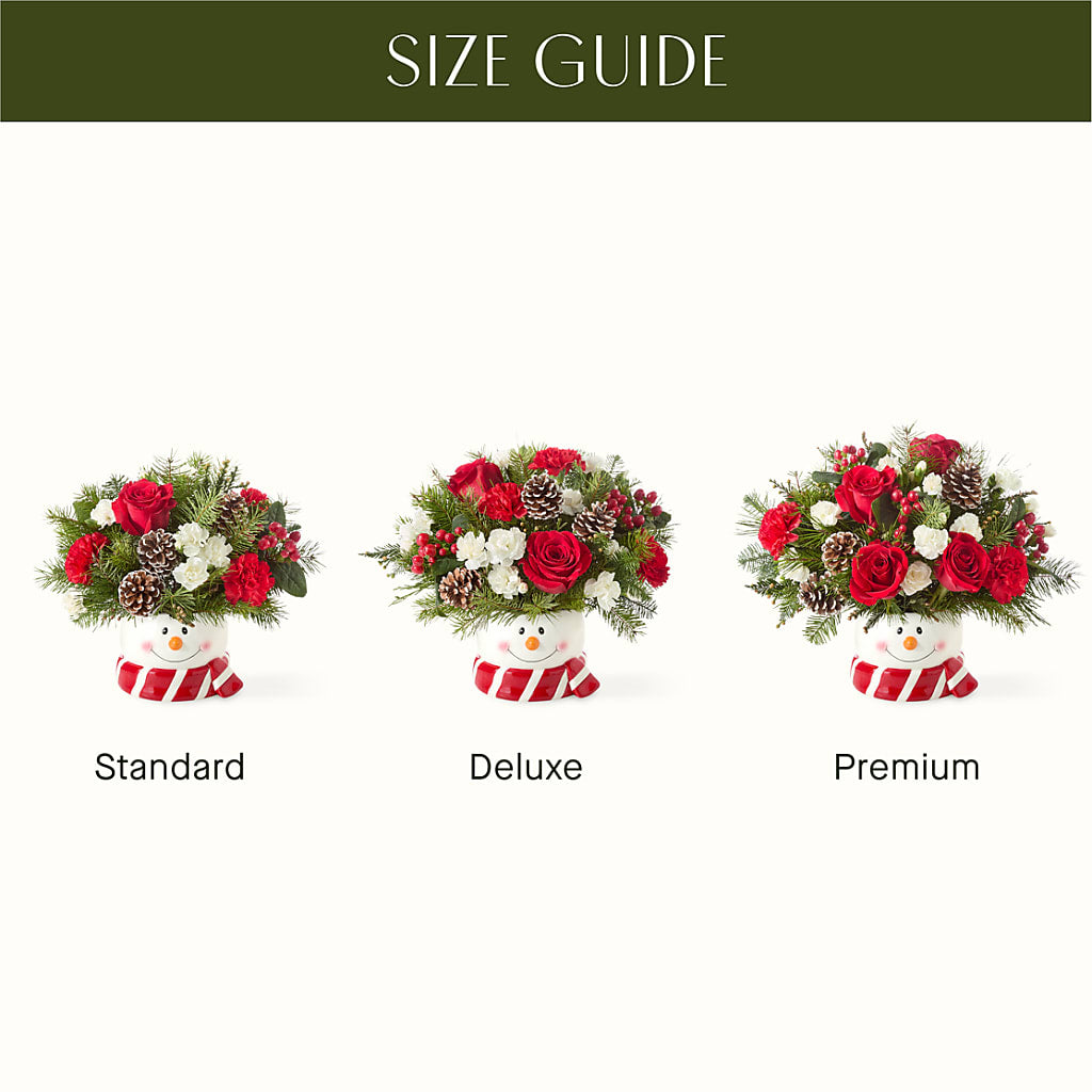 Jolly Snowman Bouquet –  Burns Florist, Hanceville AL