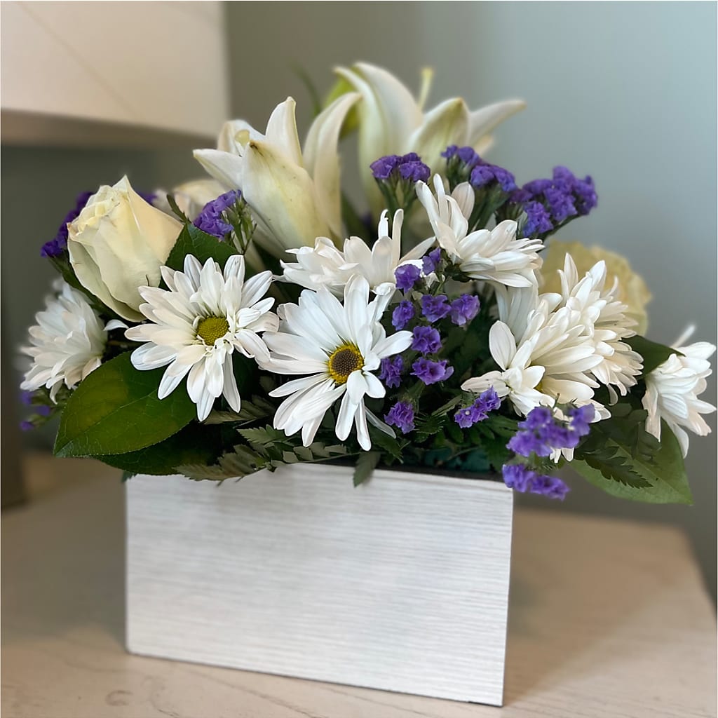 Beyond Blue Box Bouquet –  Burns Florist, Hanceville AL