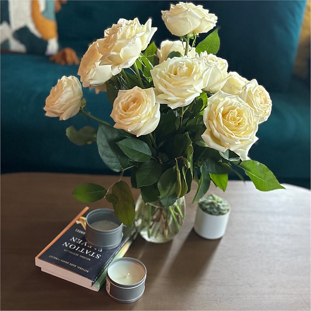 Long Stem Yellow Rose Bouquet –  Burns Florist, Hanceville AL