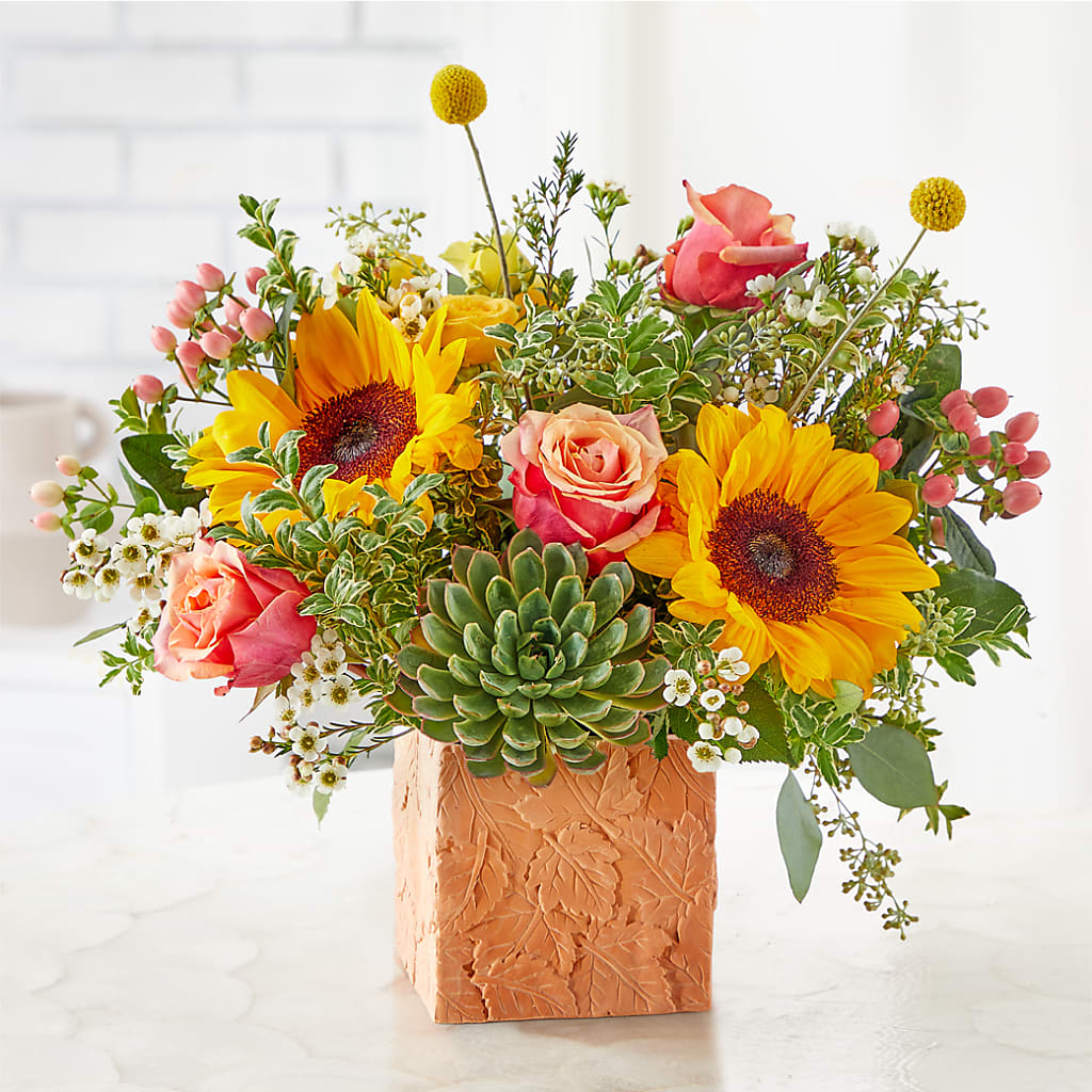 Sunflower Season Bouquet –  Burns Florist, Hanceville AL