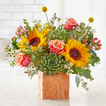 Sunflower Season Bouquet –  Burns Florist, Hanceville AL