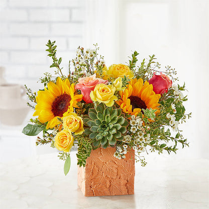 Sunflower Season Bouquet –  Burns Florist, Hanceville AL