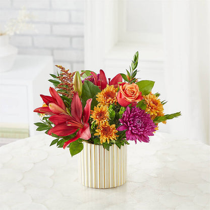 Burgundy Landscape Bouquet –  Burns Florist, Hanceville AL