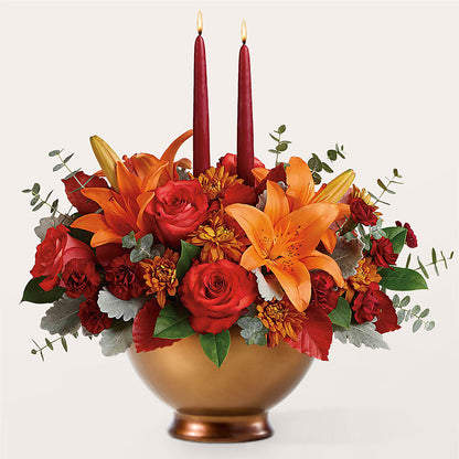 Fruits of Fall Centerpiece –  Burns Florist, Hanceville AL