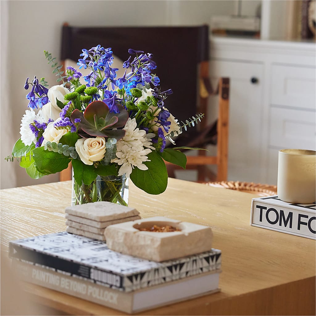 Cerulean Waves Bouquet –  Burns Florist, Hanceville AL