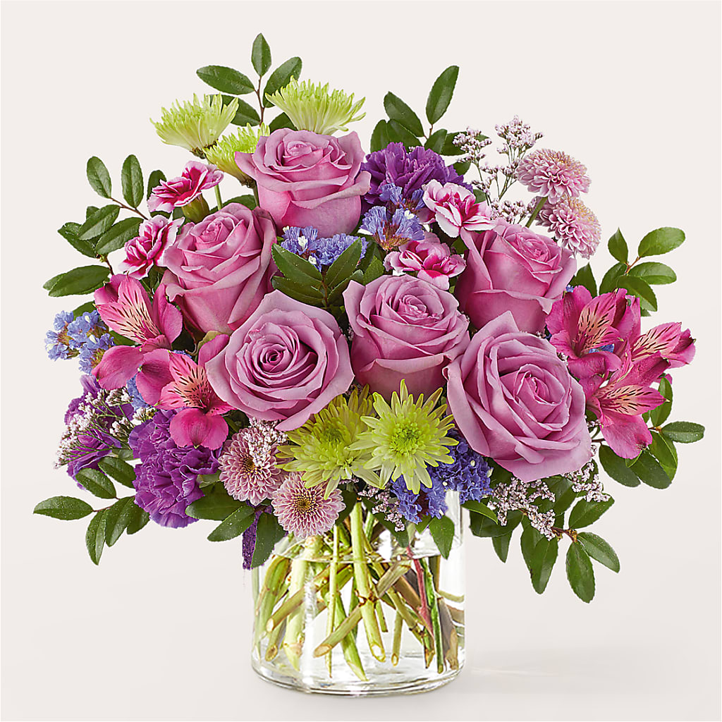 Glass Half Full Bouquet –  Burns Florist, Hanceville AL